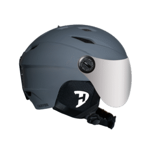Daytona Carver Ski Helmet - Adjustable Helmet for Men, Women & Youth - Dull Grey with Anti-Fog Visor