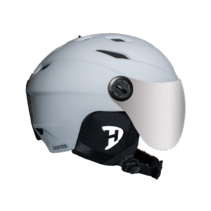 Daytona Carver Ski Helmet - Adjustable Ski Helmet for Men, Women & Youth - Dull Chalk White with Anti-Fog Visor