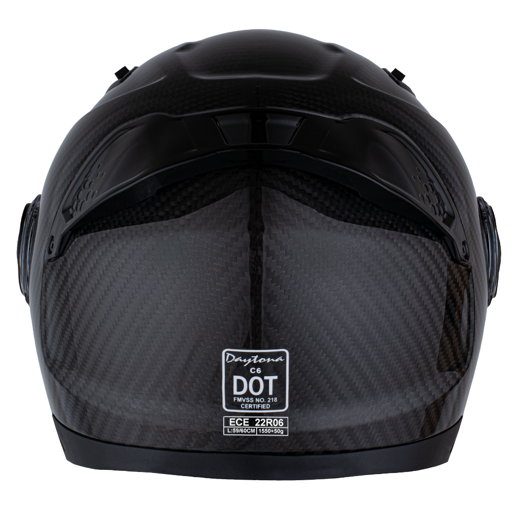 D.O.T. & ECE Daytona C6- Grey Carbon Fiber - Image 4