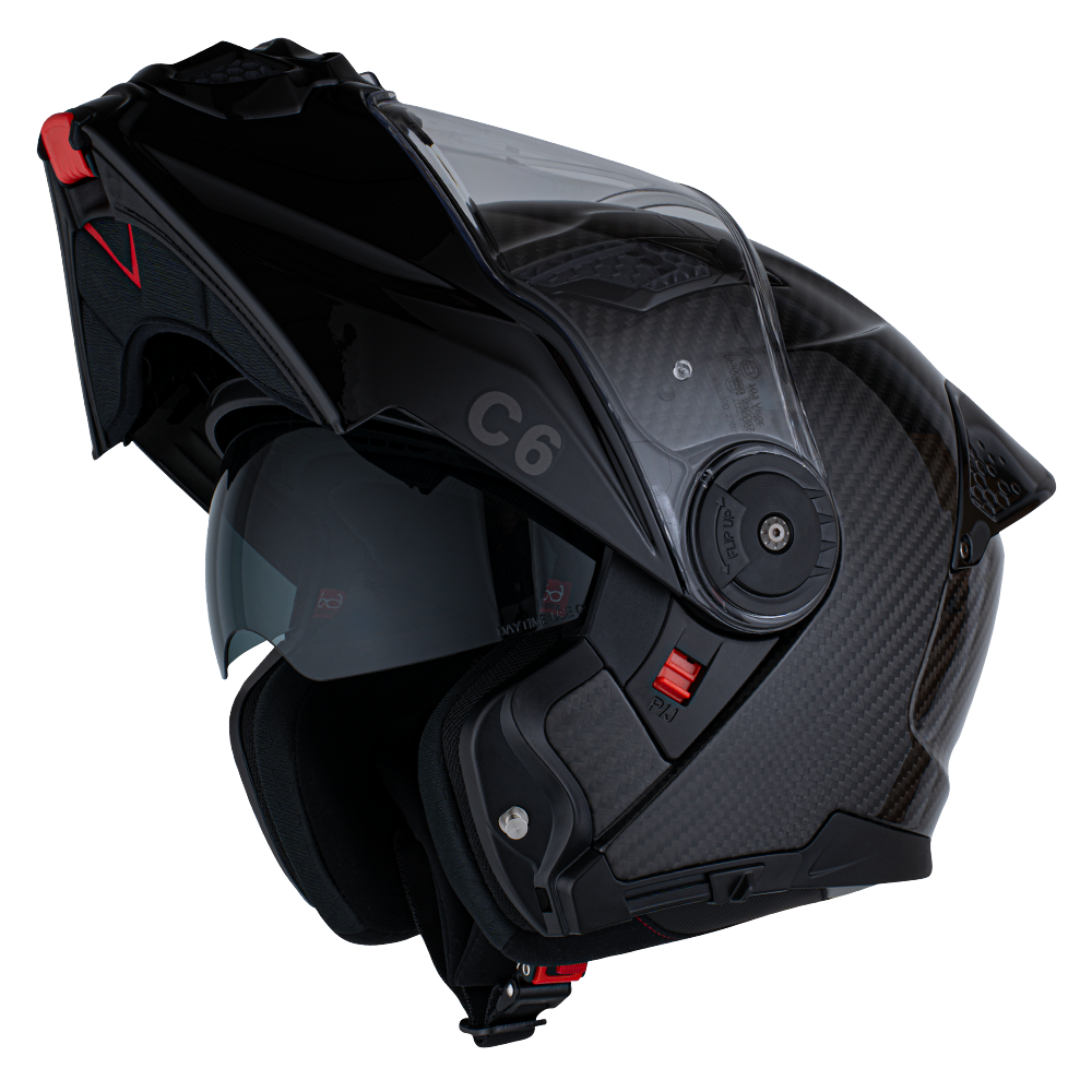 D.O.T. & ECE Daytona C6- Grey Carbon Fiber