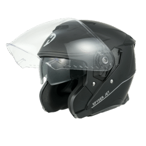 D.O.T. & ECE Daytona Spyder Jet- Dull Black