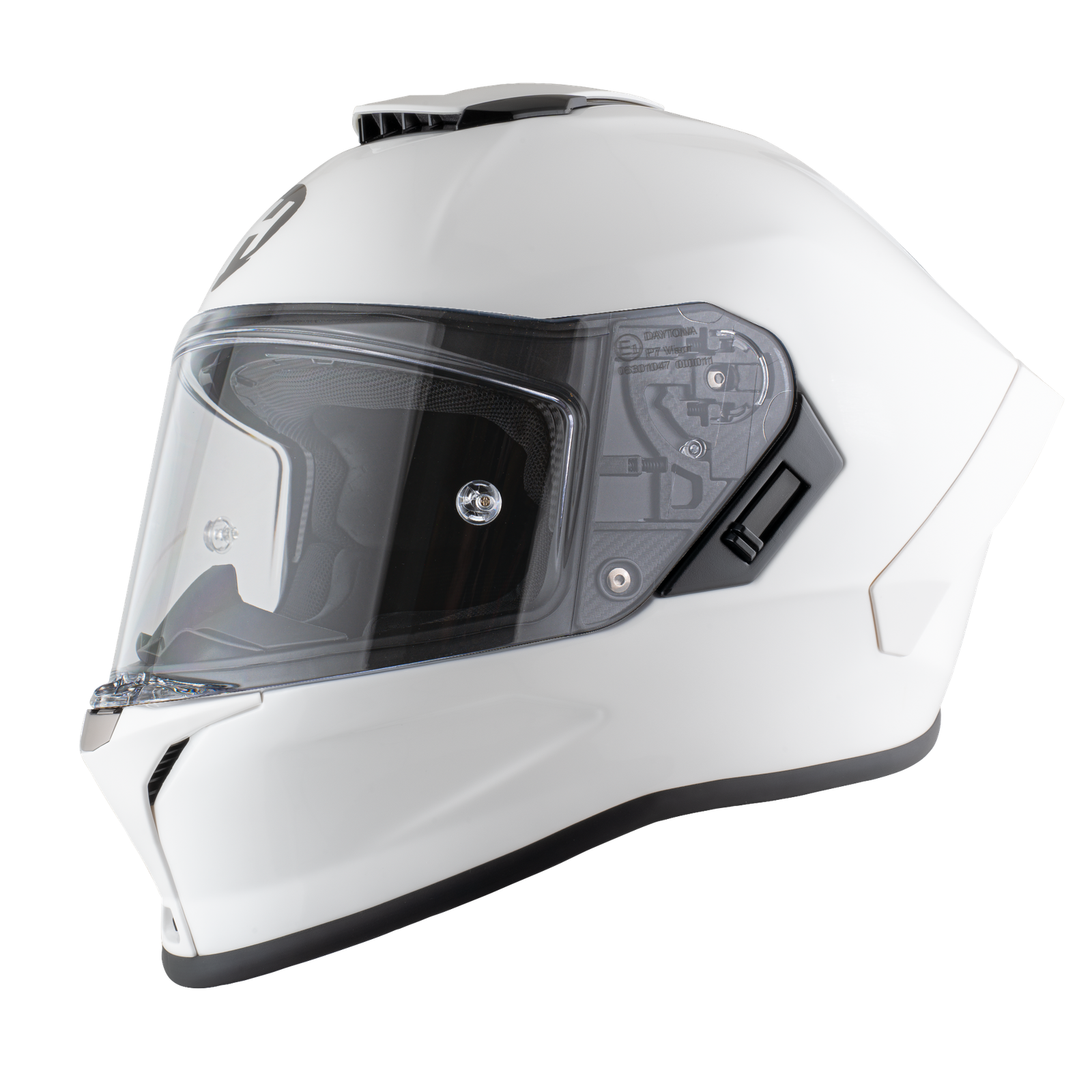 D.O.T. & ECE Daytona Viper- Hi-Gloss White