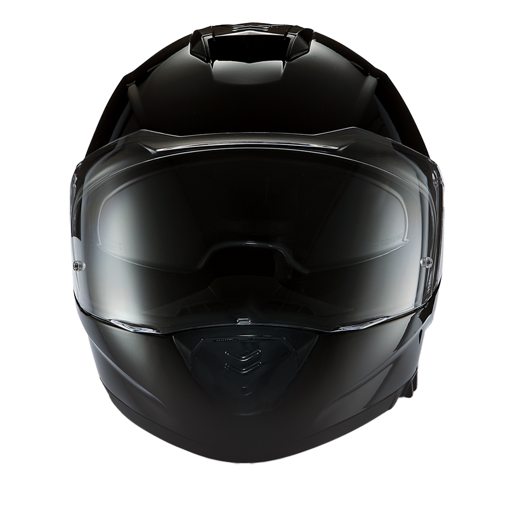 Daytona Detour Full Face Motorcycle Helmet - DOT Certified, Dual Visor, Street Bike Helmet, Men/Women/Youth - Hi-Gloss Black - Image 4