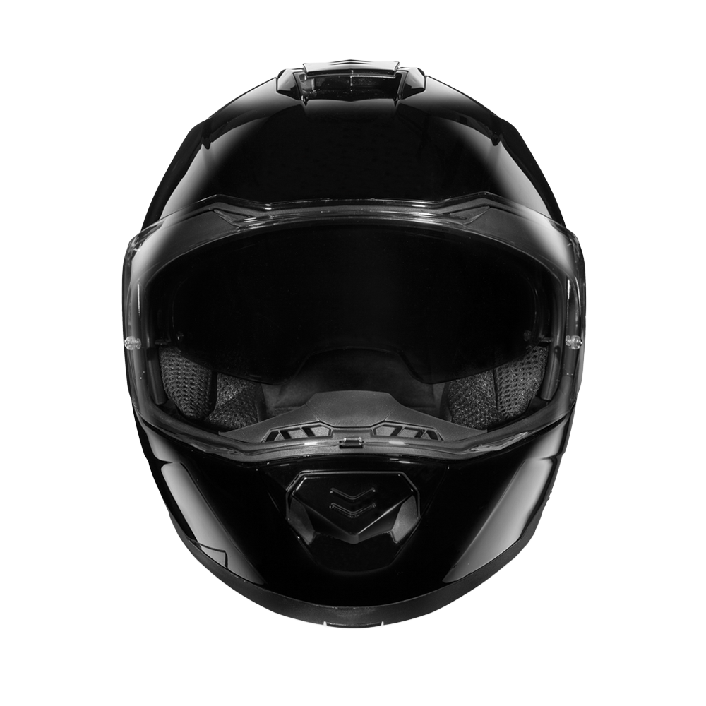 Daytona Glide Modular Motorcycle Helmet - DOT Approved, Bluetooth Ready, Dual Visor, Men/Women/Youth - Hi-Gloss Black - Image 6