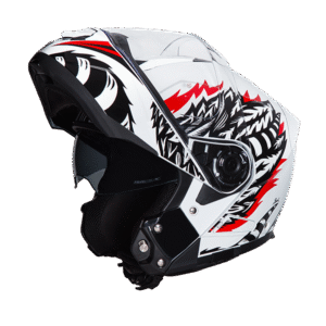 Daytona Glide Modular Motorcycle Helmet - DOT Approved, Bluetooth Ready, Dual Visor, Men/Women/Youth - W/ Phoenix