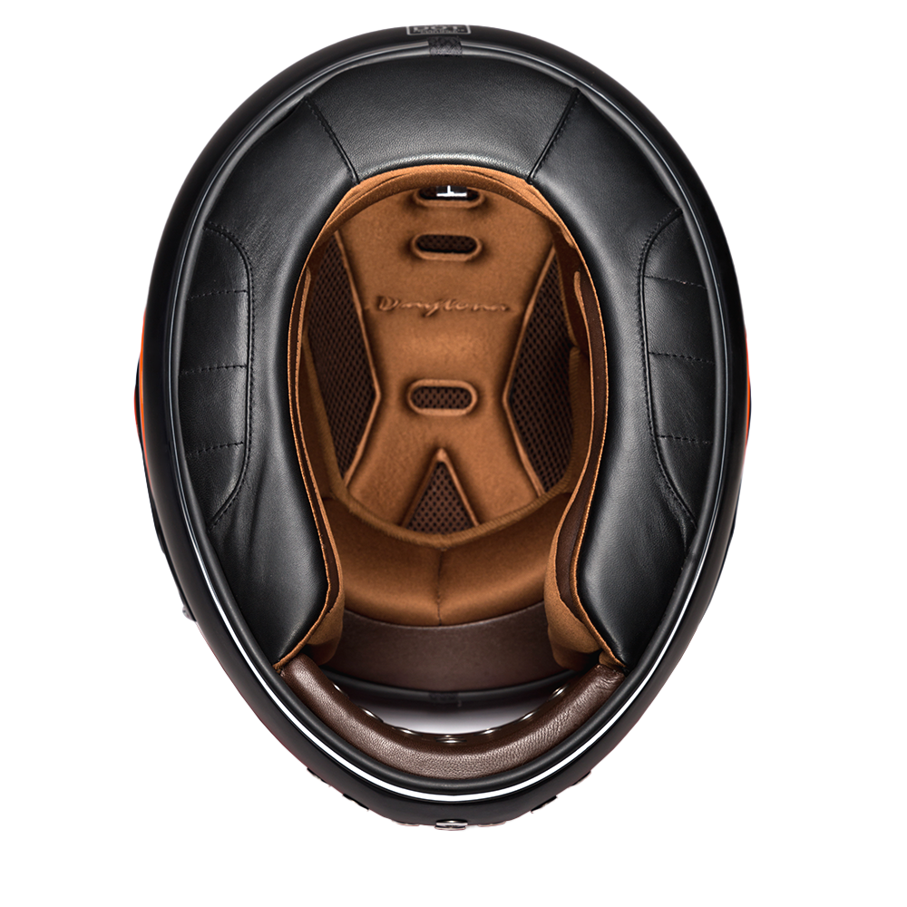 DOT Daytona Retro Full Face Motorcycle Helmet: Vintage Style for Men, Women, & Youth - W/ Captain America Stealth - Image 6